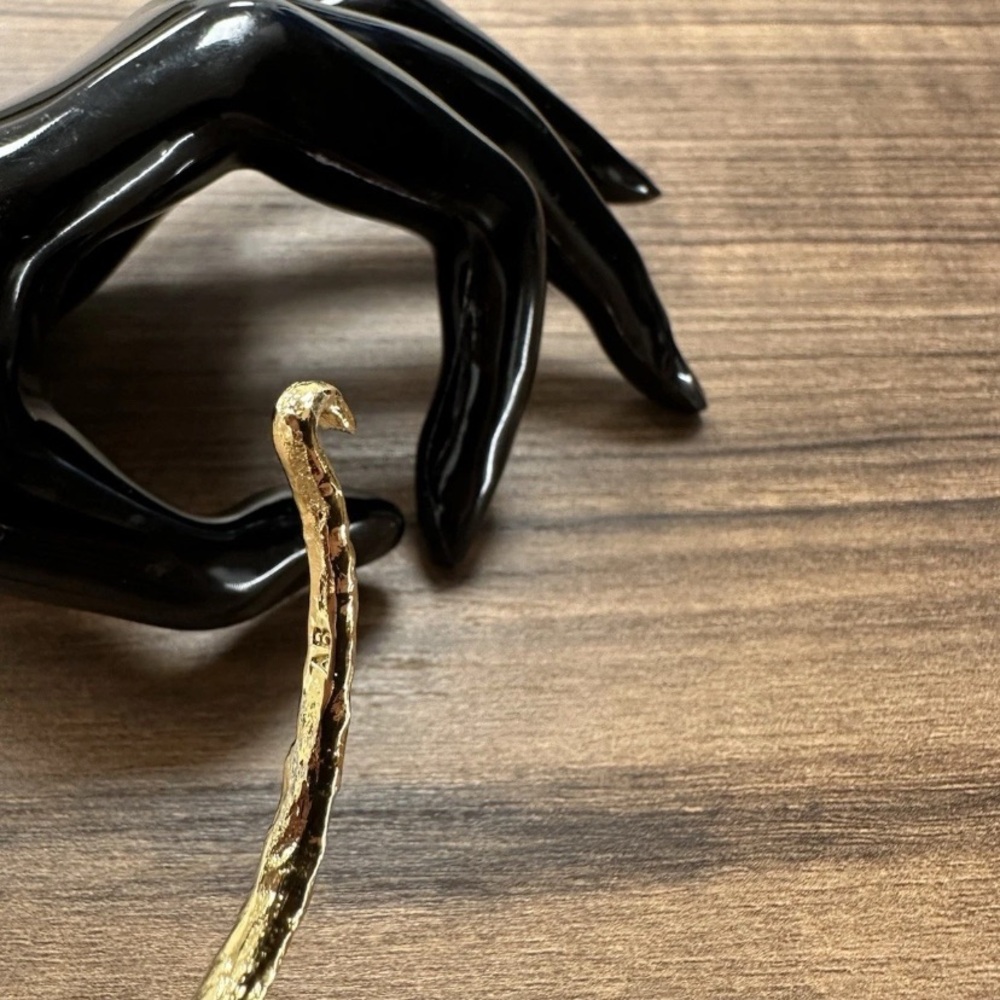 Alexis Bittar Multicolor Swarovski Crystal Bracelet in gold tone setting - Picture 9 of 11